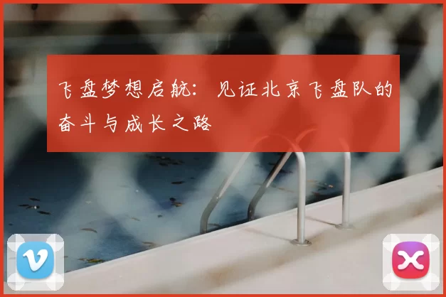 飞盘梦想启航:见证北京飞盘队的奋斗与成长之路