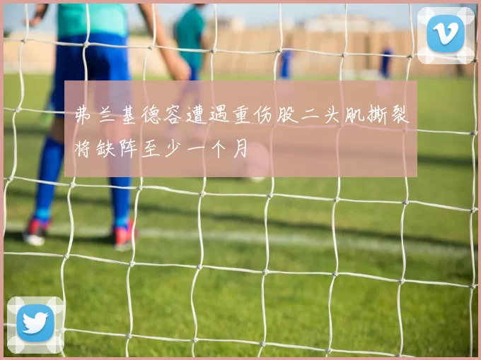 弗兰基德容遭遇重伤股二头肌撕裂将缺阵至少一个月